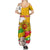 Myanmar Independence Day Summer Maxi Dress Brahmadesh Kanote Pattern - Wonder Print Shop