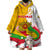 Myanmar Independence Day Wearable Blanket Hoodie Brahmadesh Kanote Pattern - Wonder Print Shop