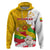 Myanmar Independence Day Zip Hoodie Brahmadesh Kanote Pattern - Wonder Print Shop