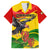 Zimbabwe Independence Day Family Matching Long Sleeve Bodycon Dress and Hawaiian Shirt Chapungu Bird With Flame Lily - Wonder Print Shop