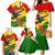 Zimbabwe Independence Day Family Matching Mermaid Dress and Hawaiian Shirt Chapungu Bird With Flame Lily - Wonder Print Shop