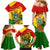 Zimbabwe Independence Day Family Matching Mermaid Dress and Hawaiian Shirt Chapungu Bird With Flame Lily - Wonder Print Shop