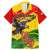 Zimbabwe Independence Day Family Matching Mermaid Dress and Hawaiian Shirt Chapungu Bird With Flame Lily - Wonder Print Shop