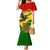 Zimbabwe Independence Day Family Matching Mermaid Dress and Hawaiian Shirt Chapungu Bird With Flame Lily - Wonder Print Shop