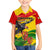 Zimbabwe Independence Day Family Matching Puletasi and Hawaiian Shirt Chapungu Bird With Flame Lily - Wonder Print Shop