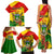 Zimbabwe Independence Day Family Matching Tank Maxi Dress and Hawaiian Shirt Chapungu Bird With Flame Lily - Wonder Print Shop