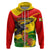 Zimbabwe Independence Day Hoodie Chapungu Bird With Flame Lily - Wonder Print Shop