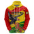 Zimbabwe Independence Day Hoodie Chapungu Bird With Flame Lily - Wonder Print Shop