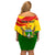 Zimbabwe Independence Day Off Shoulder Short Dress Chapungu Bird With Flame Lily - Wonder Print Shop