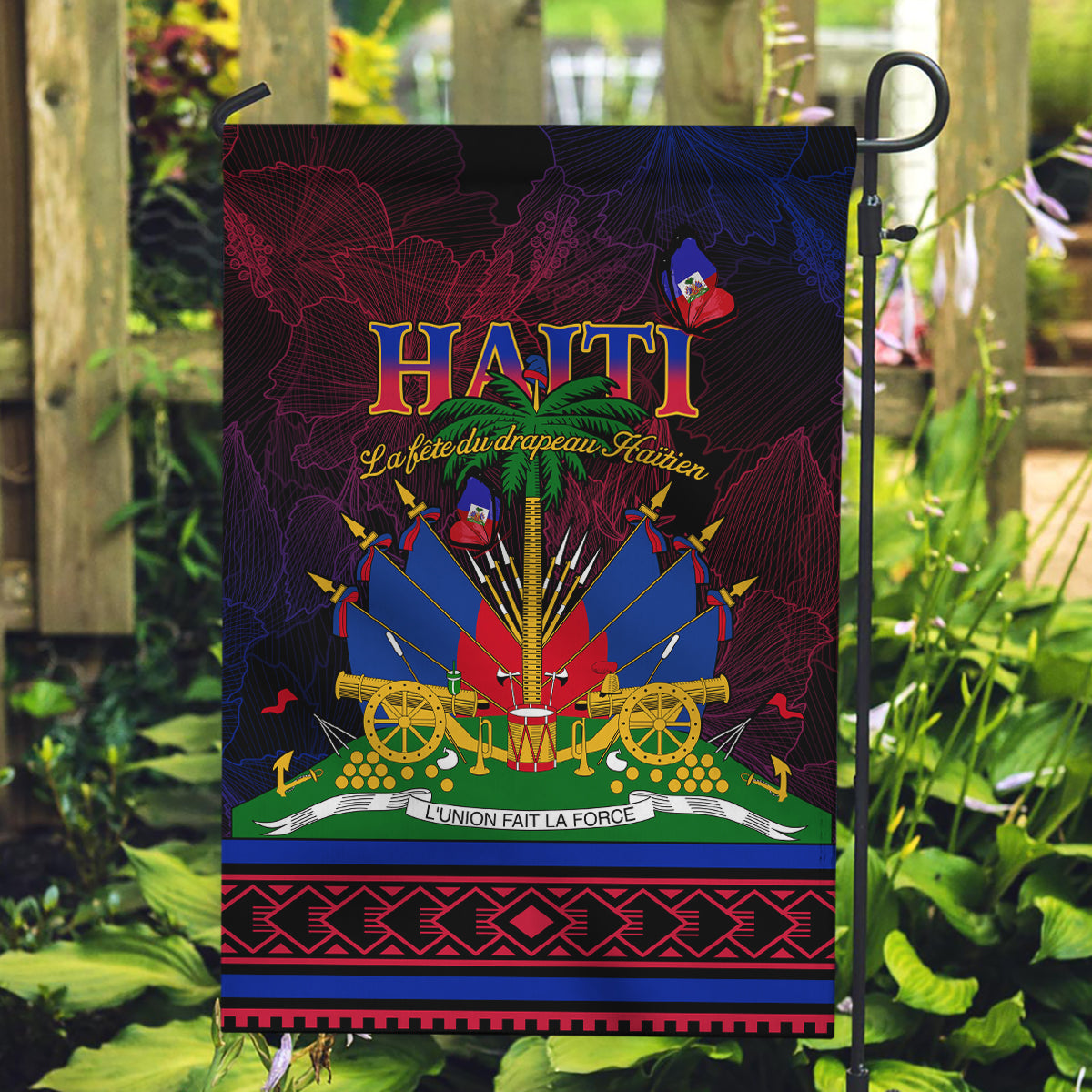 Haitian Flag Day Garden Flag La fete du drapeau Haitien - Wonder Print Shop