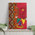 Cameroon National Day Canvas Wall Art Cameroun Coat Of Arms Ankara Pattern - Wonder Print Shop