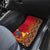 Cameroon National Day Car Mats Cameroun Coat Of Arms Ankara Pattern - Wonder Print Shop