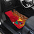 Cameroon National Day Car Mats Cameroun Coat Of Arms Ankara Pattern - Wonder Print Shop