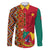 Cameroon National Day Family Matching Puletasi and Hawaiian Shirt Cameroun Coat Of Arms Ankara Pattern - Wonder Print Shop