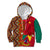 Cameroon National Day Kid Hoodie Cameroun Coat Of Arms Ankara Pattern - Wonder Print Shop