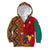 Cameroon National Day Kid Hoodie Cameroun Coat Of Arms Ankara Pattern - Wonder Print Shop