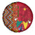 Cameroon National Day Spare Tire Cover Cameroun Coat Of Arms Ankara Pattern - Wonder Print Shop