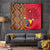 Cameroon National Day Tapestry Cameroun Coat Of Arms Ankara Pattern