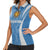 Personalized Argentina 2024 Women Sleeveless Polo Shirt Vamos La Albiceleste Campeon