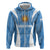 Personalized Argentina 2024 Zip Hoodie Vamos La Albiceleste Campeon - Wonder Print Shop