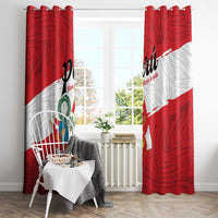 Peru Window Curtain Piruw Ripuwlika Flag Stylized