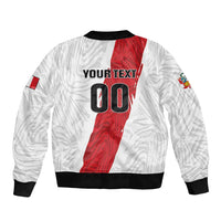 Custom Football Peru Bomber Jacket La Bicolor Go Champions
