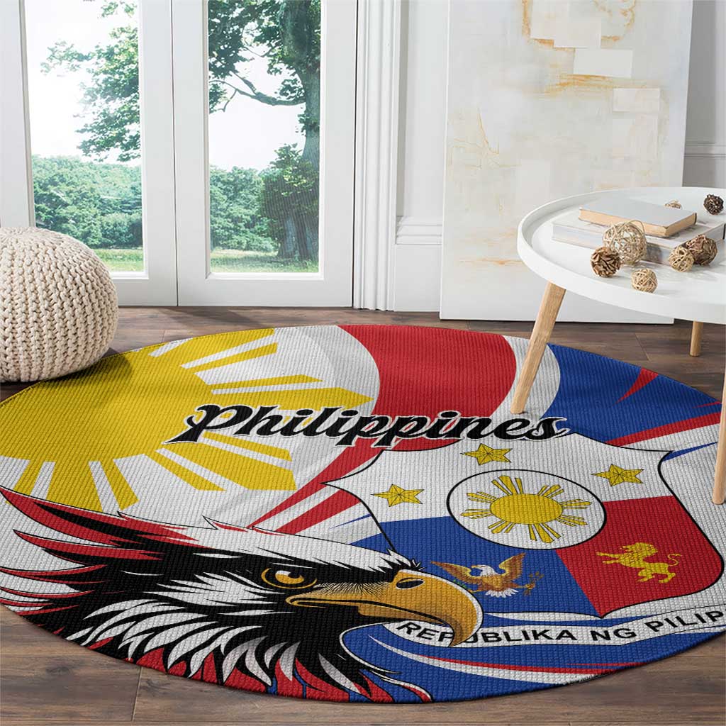 Philippines Eagle Round Carpet Republika ng Pilipinas