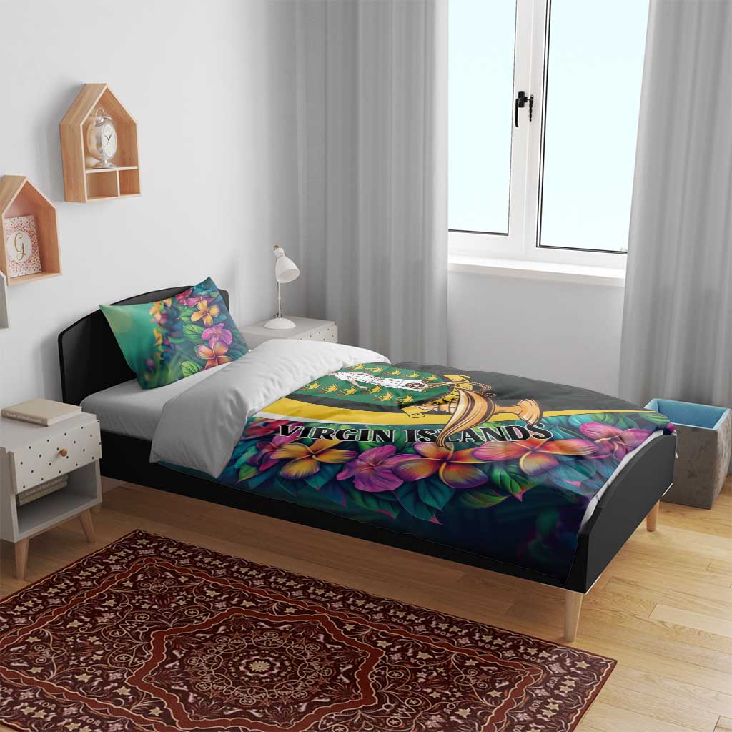 British Virgin Islands Tropical Bedding Set Curve Style