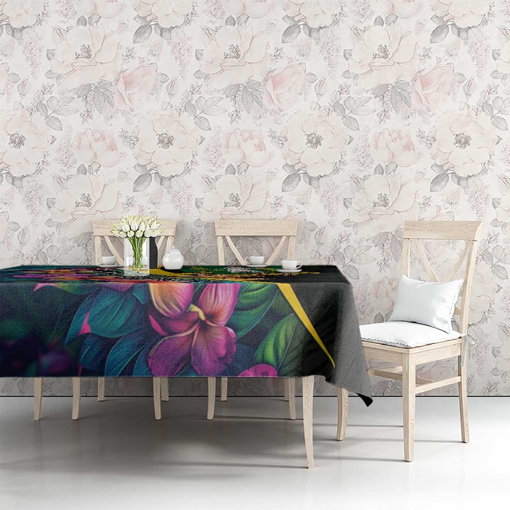British Virgin Islands Tropical Tablecloth Curve Style