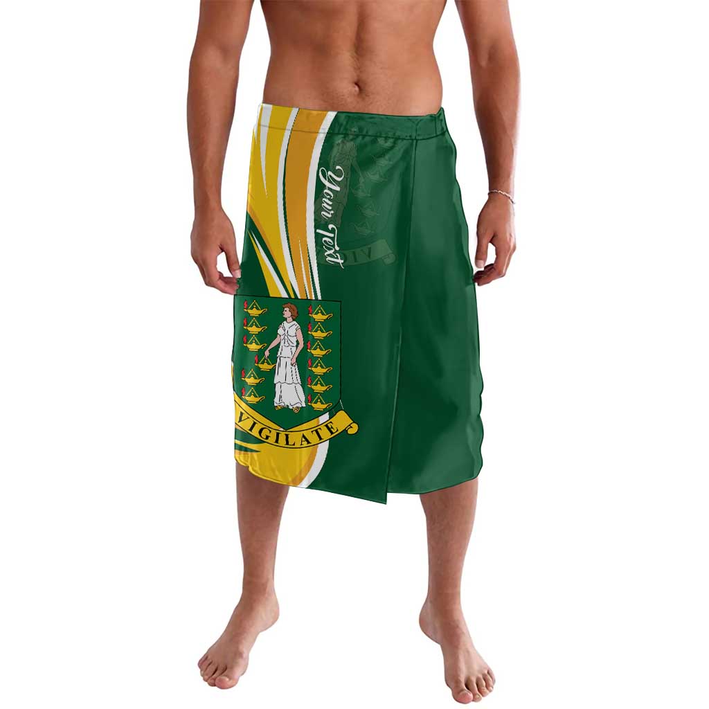 Personalised British Virgin Islands Lavalava Vigilate Flag Color