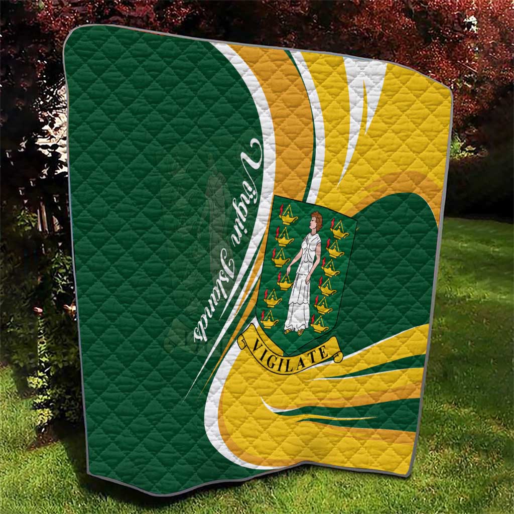 British Virgin Islands Quilt Vigilate Flag Color