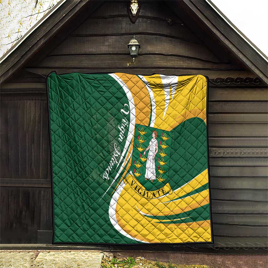 British Virgin Islands Quilt Vigilate Flag Color
