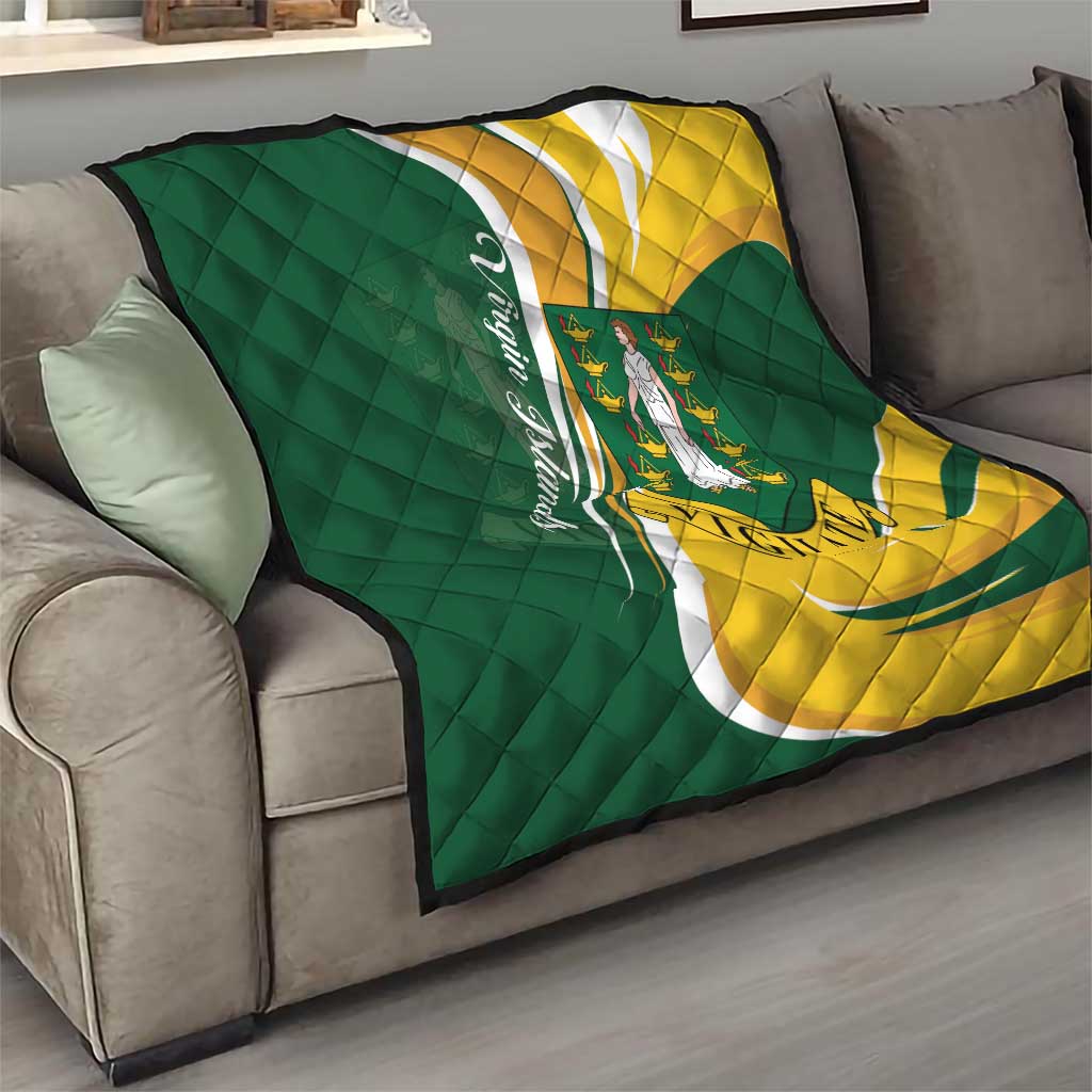 British Virgin Islands Quilt Vigilate Flag Color