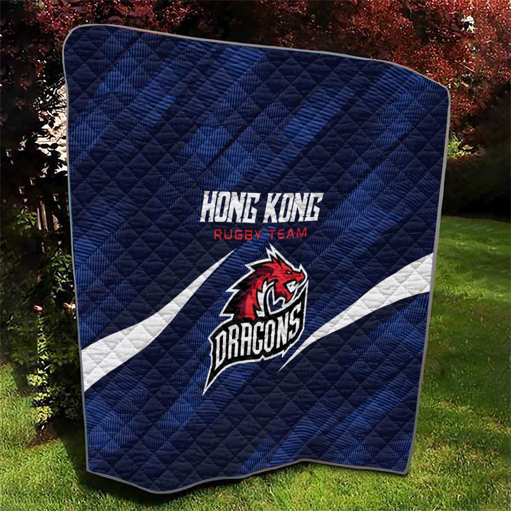 Hong Kong Rugby Quilt Dragons Go Champions