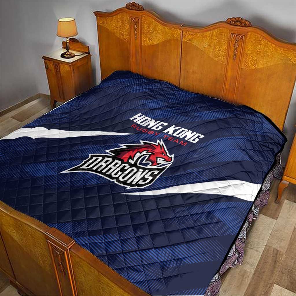 Hong Kong Rugby Quilt Dragons Go Champions