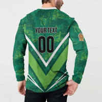 Custom Sri Lanka Rugby Button Sweatshirt Tuskers Go Champions