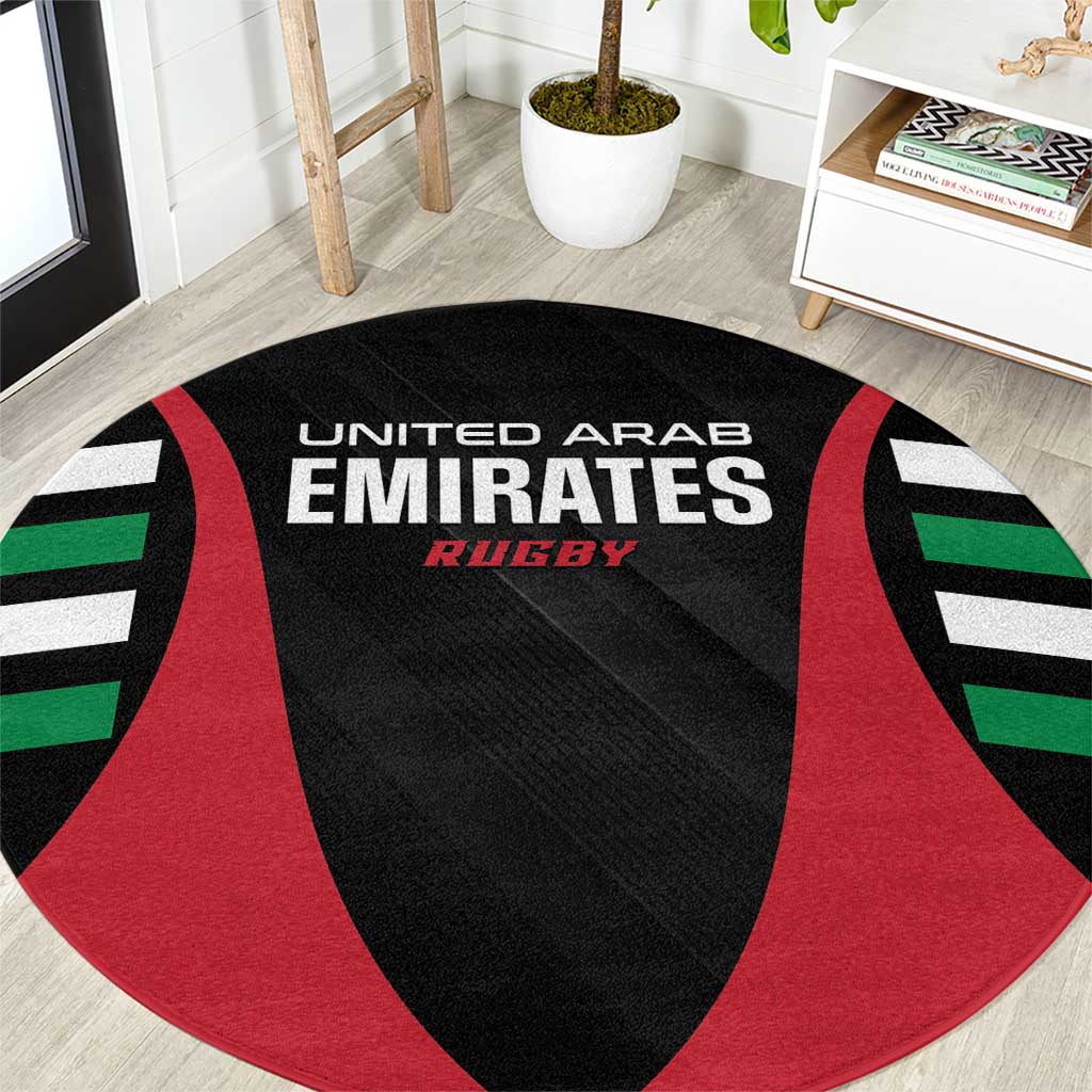 United Arab Emirates Rugby Round Carpet UAE Go Champions