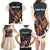 Rock and Roll Skull Guitar Family Matching Long Sleeve Bodycon Dress and Hawaiian Shirt Welsh Dragon - Wonder Print Shop