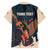 Rock and Roll Skull Guitar Family Matching Off Shoulder Short Dress and Hawaiian Shirt Welsh Dragon - Wonder Print Shop