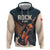 Rock and Roll Skull Guitar Hoodie Welsh Dragon - Wonder Print Shop