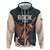 Rock and Roll Skull Guitar Hoodie Welsh Dragon - Wonder Print Shop