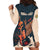 Rock and Roll Skull Guitar Hoodie Dress Welsh Dragon - Wonder Print Shop