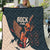 Rock and Roll Skull Guitar Quilt Welsh Dragon