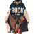 Rock and Roll Skull Guitar Wearable Blanket Hoodie Welsh Dragon