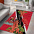 Trinidad and Tobago Area Rug Scarlet Ibis With Chaconia Flower - Wonder Print Shop