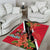 Trinidad and Tobago Area Rug Scarlet Ibis With Chaconia Flower - Wonder Print Shop