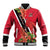 Trinidad and Tobago Baseball Jacket Scarlet Ibis With Chaconia Flower - Wonder Print Shop