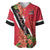 Trinidad and Tobago Baseball Jersey Scarlet Ibis With Chaconia Flower - Wonder Print Shop