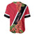 Trinidad and Tobago Baseball Jersey Scarlet Ibis With Chaconia Flower - Wonder Print Shop