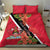 Trinidad and Tobago Bedding Set Scarlet Ibis With Chaconia Flower - Wonder Print Shop